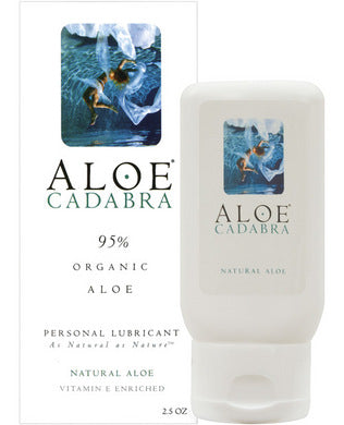 Aloe Cadabra Organic Lube Natural Aloe 2.5 Oz