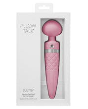 Load image into Gallery viewer, Pillow Talk Sultry Rotating Wand Pink
