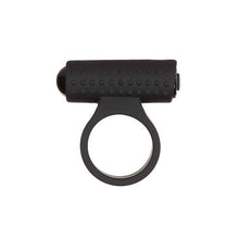 Load image into Gallery viewer, Power Bullet Cosmic Cock Ring W/ Bullet Black
