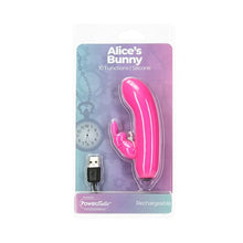 Load image into Gallery viewer, Power Bullet Alices Bunny 4in 10 Function Bullet Pink
