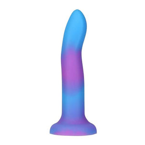 Rave Addiction 8in Glow In The Dark Dildo Blue/purple