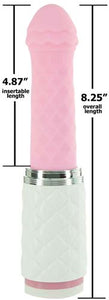 Pillow Talk Feisty Luxurious Thrusting & Vibrating Massager Pink