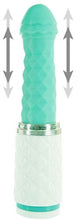 Load image into Gallery viewer, Pillow Talk Feisty Luxurious Thrusting &amp; Vibrating Massager Teal
