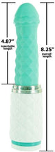 Load image into Gallery viewer, Pillow Talk Feisty Luxurious Thrusting &amp; Vibrating Massager Teal
