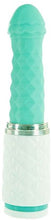 Load image into Gallery viewer, Pillow Talk Feisty Luxurious Thrusting &amp; Vibrating Massager Teal
