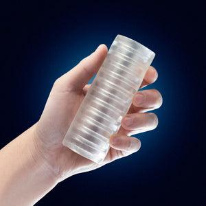 Rize Ribz Glow In The Dark Self Lubricating Stroker Clear