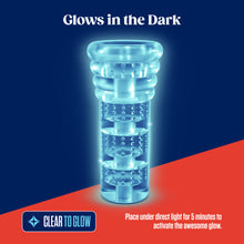 Load image into Gallery viewer, Rize Luz Glow In The Dark Self Lubricating Stroker Clear
