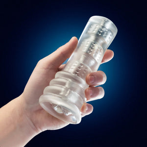 Rize Luz Glow In The Dark Self Lubricating Stroker Clear