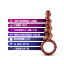 Load image into Gallery viewer, Anal Adventures Matrix Spiral Loop Plug Copper
