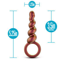 Load image into Gallery viewer, Anal Adventures Matrix Spiral Loop Plug Copper
