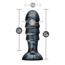 Load image into Gallery viewer, Jet Bruiser Carbon Metallic Black Butt Plug
