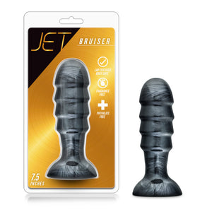 Jet Bruiser Carbon Metallic Black Butt Plug