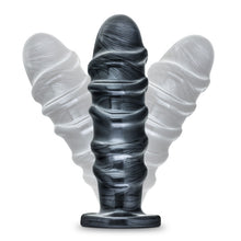 Load image into Gallery viewer, Jet Annihilator Carbon Metallic Black Butt Plug
