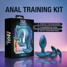 Load image into Gallery viewer, Anal Adventures Matrix Cosmos Plug Kit Lunar Blue
