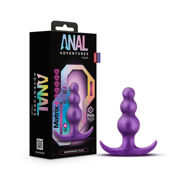 Anal Adventures Matrix Super Nova Plug Galactic Purple