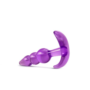 B Yours Triple Bead Anal Plug Purple