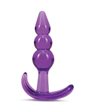 Load image into Gallery viewer, B Yours Triple Bead Anal Plug Purple
