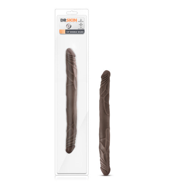 Dr Skin 14 Double Dildo Chocolate 