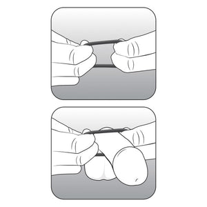 Performance Vs4 Pure Premium Silicone Cockring Set Indigo