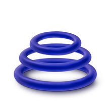 Load image into Gallery viewer, Performance Vs4 Pure Premium Silicone Cockring Set Indigo
