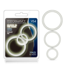 Load image into Gallery viewer, Performance Vs4 Pure Premium Silicone Cockring Set White
