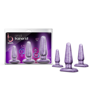 B Yours Anal Trainer Kit Purple Swirl