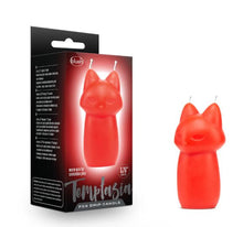 Load image into Gallery viewer, Temptasia Fox Drip Candle Red
