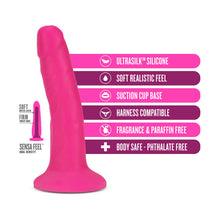 Load image into Gallery viewer, Neo Elite 6in Dual Density Cock Neon Pink
