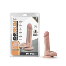 Load image into Gallery viewer, Dr Skin Silicone Dr Daniel 6in Dildo Vanilla
