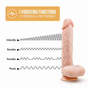 Dr Skin Silicone Dr Ethan 8.5 In Gyrating Dildo Beige