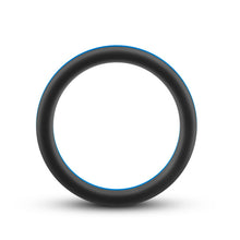 Load image into Gallery viewer, Performance Silicone Go Pro Cock Ring Black/blue/black
