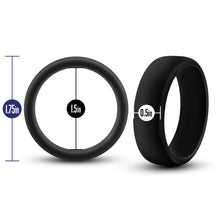 Load image into Gallery viewer, Performance Silicone Go Pro Cock Ring Black
