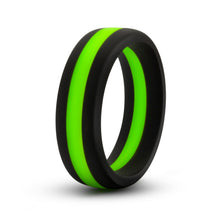 Load image into Gallery viewer, Performance Silicone Go Pro Cock Ring Black/green/black
