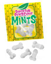 Load image into Gallery viewer, Super Fun Penis Mints 5pc Bags Display Of 100 Bags
