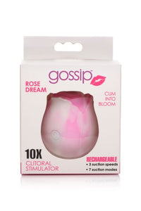 Gossip Rose 10x Silicone Clit Suction Stimulator Swirl