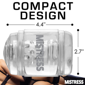 Mistress Double Shot Pussy & Ass Stroker Clear