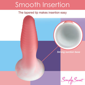 Simply Sweet Silicone Butt Plug Set Pink