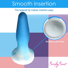 Load image into Gallery viewer, Simply Sweet Silicone Butt Plug Set Blue
