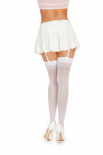 Load image into Gallery viewer, Sheer Thigh High White O/s
