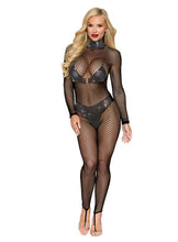 Load image into Gallery viewer, Bodystocking Black O/s
