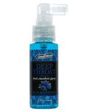 Load image into Gallery viewer, Goodhead Deep Throat Spray Blue Raspberry 2 Fl Oz
