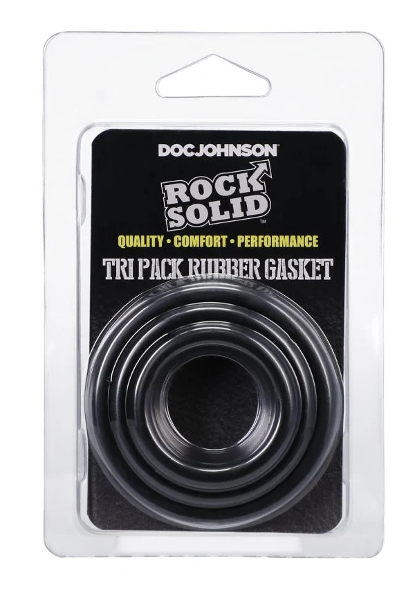 Rock Solid Tri-pack Rubber Gasket