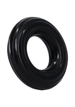 Load image into Gallery viewer, Rock Solid Ribbed Donut Black
