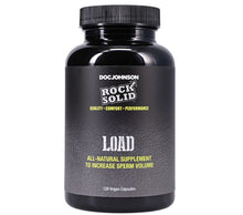 Load image into Gallery viewer, Rock Solid Load All Natural Supplement To Increase Sperm Volume - 60 Capsules
