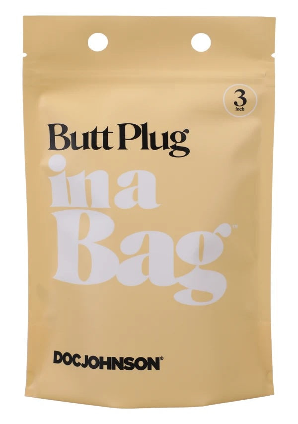 In A Bag Butt Plug 3 Black 