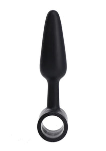 In A Bag Butt Plug 3 Black Vibrating "