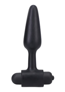 In A Bag Butt Plug 4 Black Vibrating "