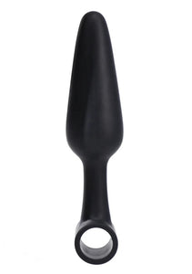 In A Bag Butt Plug 5 Black Vibrating "