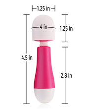 Load image into Gallery viewer, Fuzu Rechargeable &amp; Travel Size Mini Wand Pink
