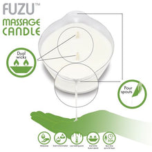 Load image into Gallery viewer, Fuzu Massage Candle Coconut Passion 4 Oz
